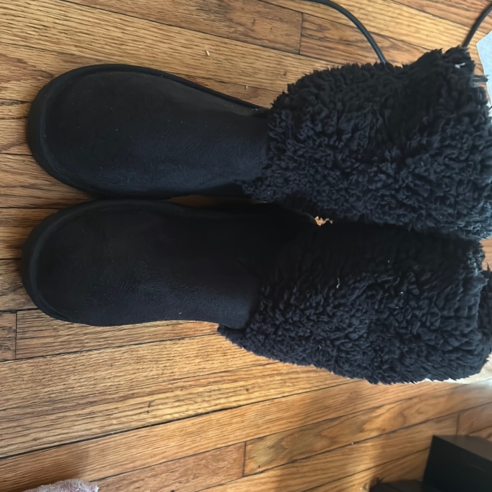 Cute Black Winter Booties